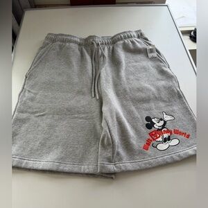 Disney Mickey Mouse Gray Athletic Shorts